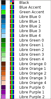 palette LibreOffice